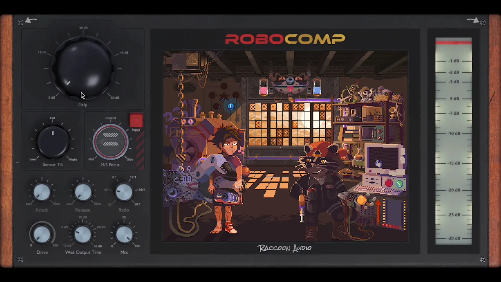 RoboComp developer session with the plugin interface open